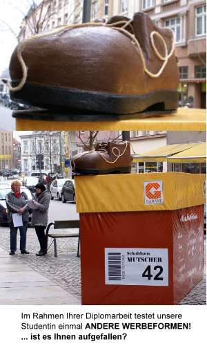 Werbung einmal anders !